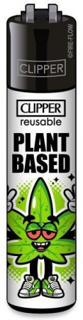 Clipper Feuerzeug Weed Slogan Plant Based